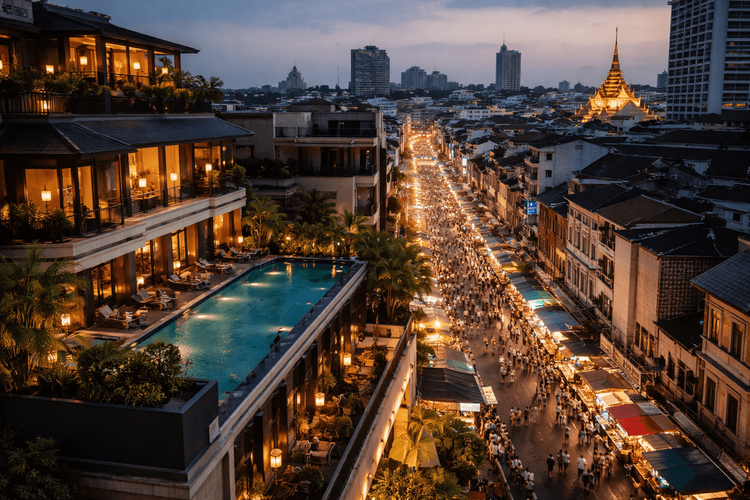 Best Hotels Near Yaowarat (Chinatown) for Food Lovers, Night Markets, and Easy MRT Access