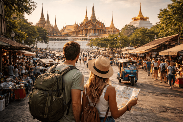 Best Order to Visit Wat Pho, the Grand Palace, and Golden Mount from Khao San Road