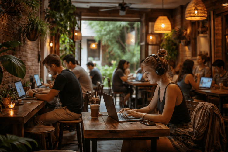 Best Quiet Work-Friendly Cafes Near Khao San Road for Laptop Time