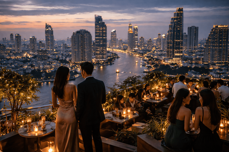 Best Rooftop Bars in Bangkok for a Dress-Up Night from Khao San Road