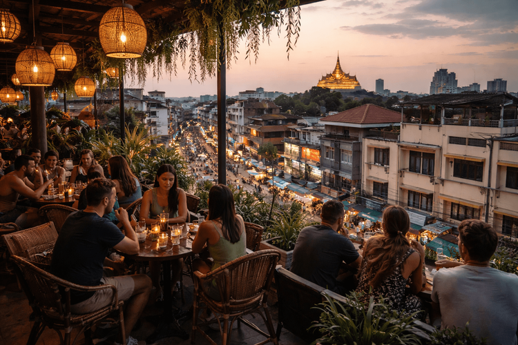 Best rooftop bars on Khaosan Road — where to drink with a view