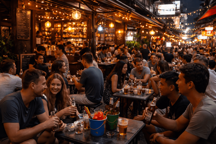 Best Sukhumvit Bars for Cheap Beers, Bucket Deals, and Budget Nights Out