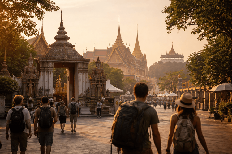 Best Time of Day to Visit Wat Pho, Grand Palace, and Golden Mount from Khao San Road