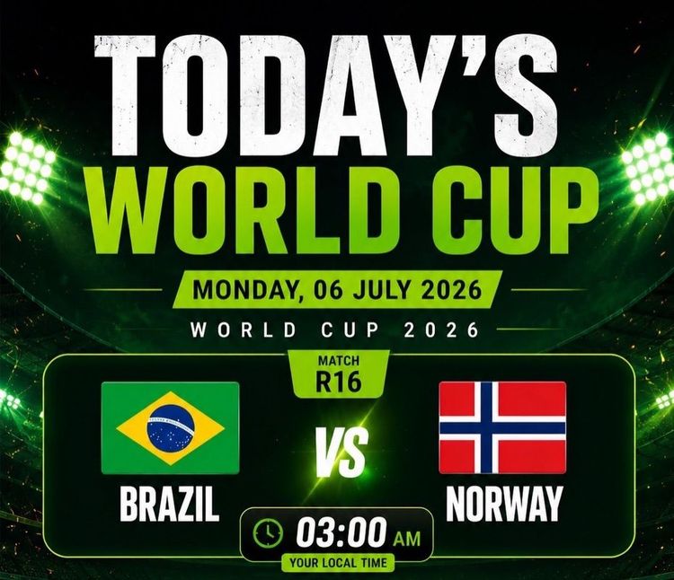 FIFA World Cup 2026 Round of 16: Brazil vs Norway (Live Screening)