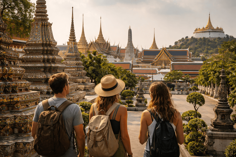 How to Combine Wat Pho, the Grand Palace, and Golden Mount in One Half-Day from Khao San Road