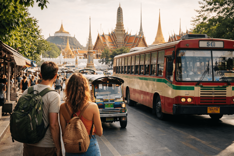 How to Get to Wat Pho, the Grand Palace, and Golden Mount from Khao San Road Without Wasting Time
