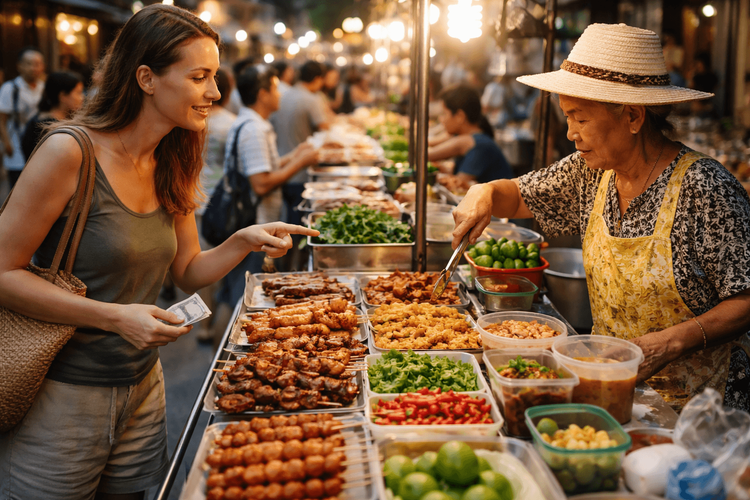How to Order Street Food in Bangkok: Thai Phrases, Stall Etiquette, and Easy Customizations