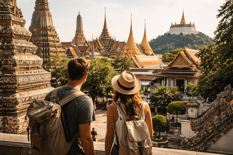 How to Visit Wat Pho, the Grand Palace, and Golden Mount from Khao San Road: Tickets, Opening Hours, and Route Planning