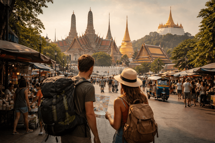 How to Visit Wat Pho, the Grand Palace, and Golden Mount on Different Days from Khao San Road