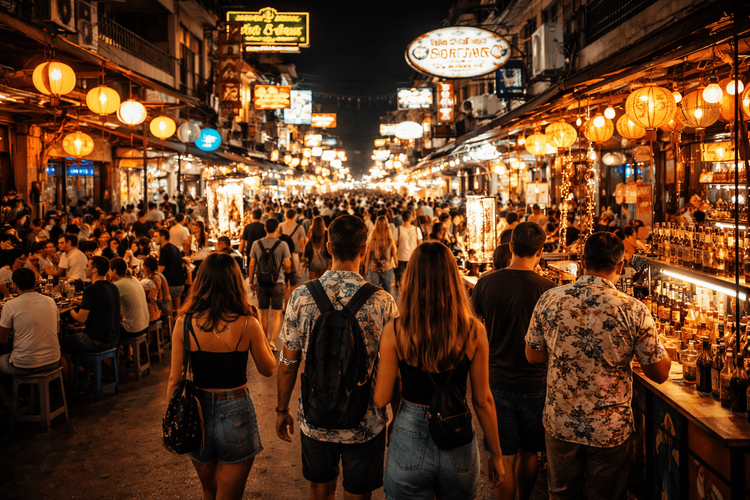 Khao San Road Nightlife Guide 2026 — Where to Go, Drink & Stay