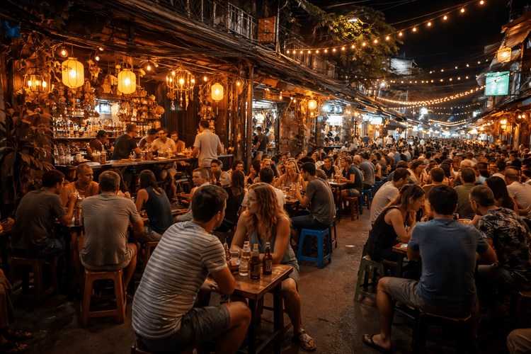 Late-Night Banglamphu Bars: Where to Drink After Midnight Near Khao San Road