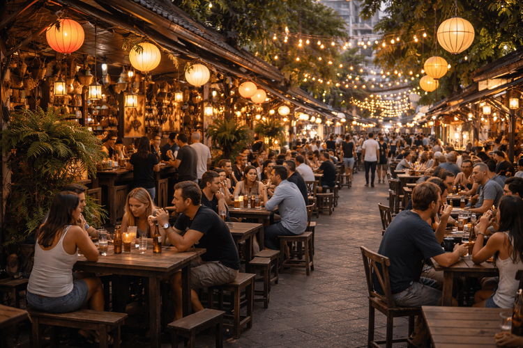 Rambuttri Nightlife Guide: Quieter Bars, Beer Gardens, and Easygoing Spots Near Khao San Road
