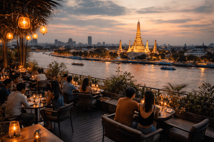 Riverside Rooftop Bars in Bangkok: Worth the Taxi from Khao San Road