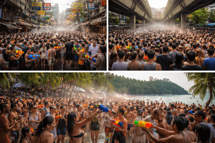 Songkran in Thailand: Khao San Road vs Silom vs Koh Phangan — Where to Celebrate?