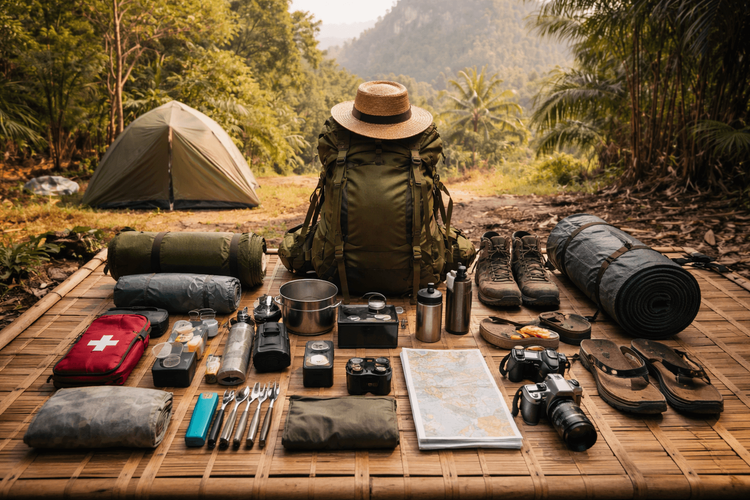 Thailand Backpacker Packing List for Budget Camping and National Park Stays
