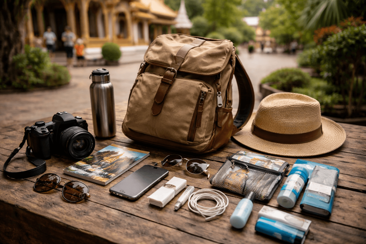 Thailand Packing List for Small-Daypack Travel: What to Carry on Daily Sightseeing Trips