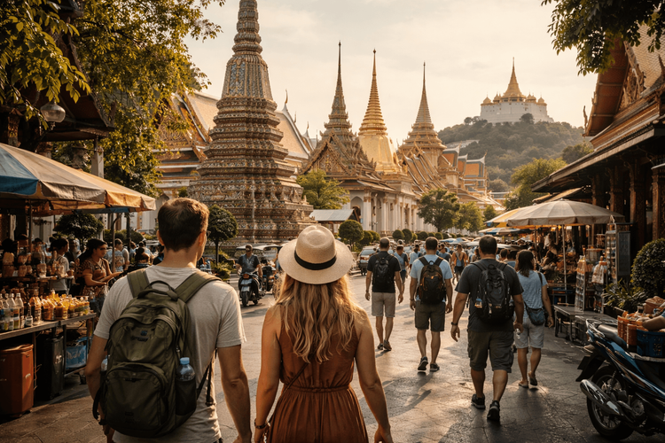 Wat Pho, Grand Palace, and Golden Mount in One Day from Khao San Road: A Budget Guide