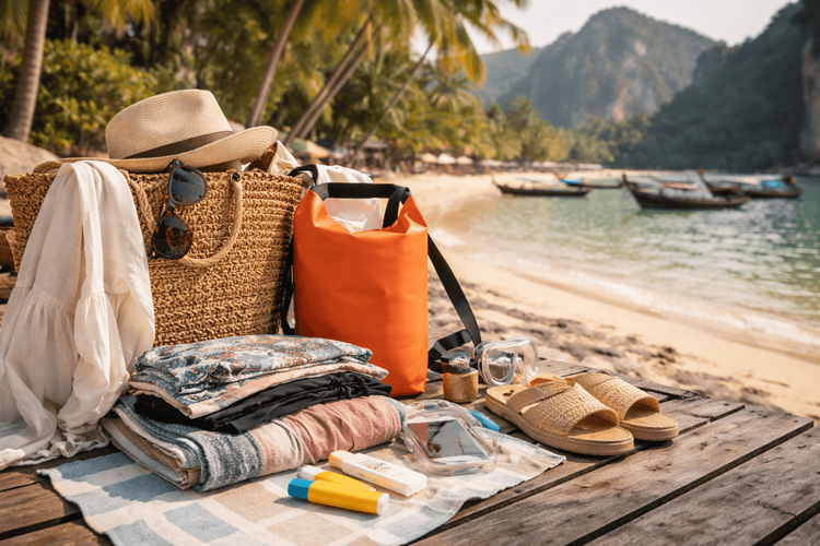 What to Pack for Thailand for Beach Towns and Swimming Pools: Dry Bags, Cover-Ups, and Daily Swaps