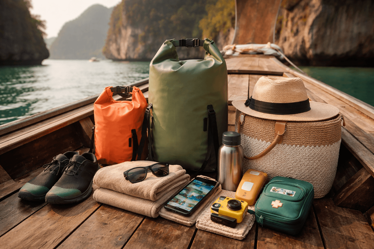 What to Pack for Thailand for Boat, Longtail, and Day Cruise Trips: Splash-Proof, Compact, and Easy-Clean Gear