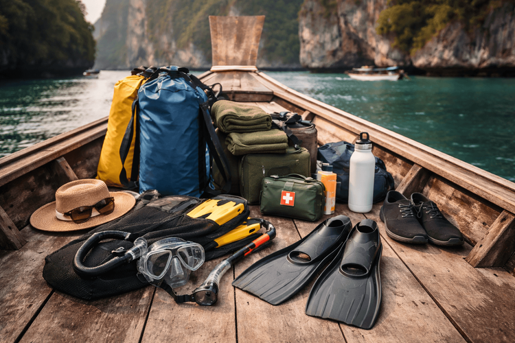 What to Pack for Thailand for Dive Trips and Snorkeling Days: Water Gear, Dry Storage, and Boat Comfort