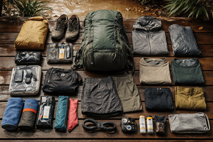 What to Pack for Thailand for Monsoon Backpacking: Leaks, Mud, and Fast-Drying Layer Basics