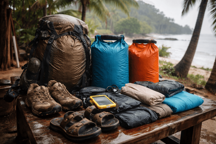 What to Pack for Thailand for Monsoon Season Backpacking: Dry Bags, Footwear, and Fast-Dry Layers