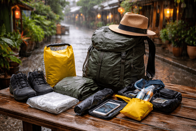 What to Pack for Thailand for Rainy Days and Sudden Downpours: A Backpacker’s Waterproof Checklist