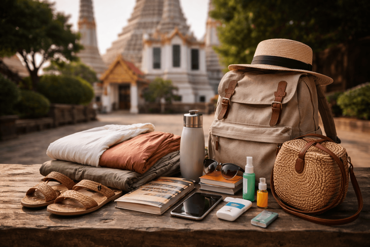 What to Pack for Thailand for Temple and City Day Trips: Modest Clothes, Easy Carry, and Entry-Ready Essentials