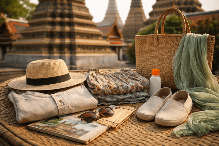 What to Pack for Thailand for Temple and Royal Site Visits: Respectful Layers, Easy-On Shoes, and Heat Management