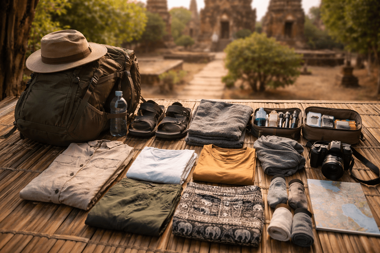 What to Pack for Thailand for Temple-Rich Backpacking Routes: Lightweight Clothes, Spare Socks, and Respectful Layers