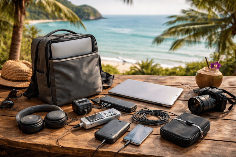What to Pack for Thailand for Workations and Coworking Stays: Tech Gear, Power Backup, and Laptop Protection