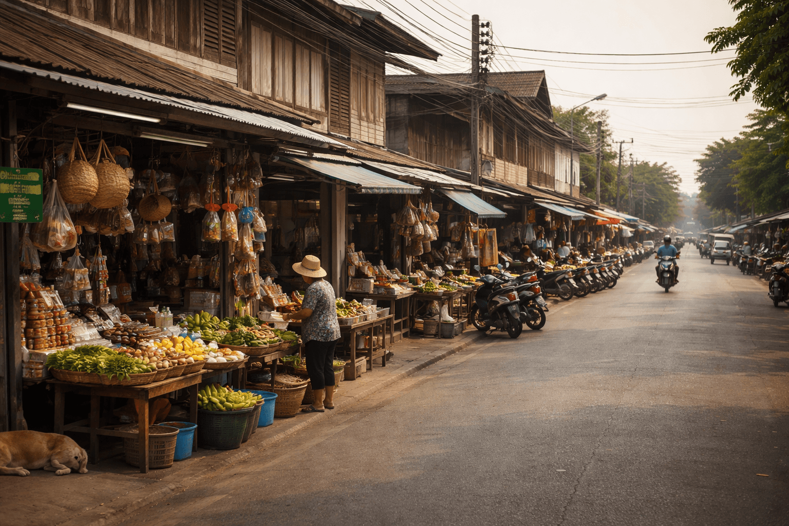 Shops in Phetchabun‑South, Sing Buri banner