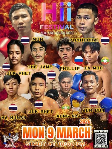 Muay Thai Fight Night - Hii Festival Koh Tao