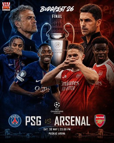 UEFA Champions League Final Watch Party: Paris Saint-Germain vs Arsenal