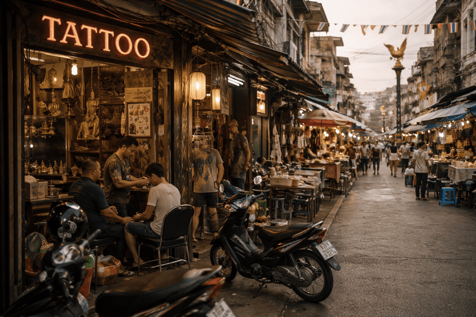 Tattoo in Pattani-Center (Sing Buri Town Center) banner