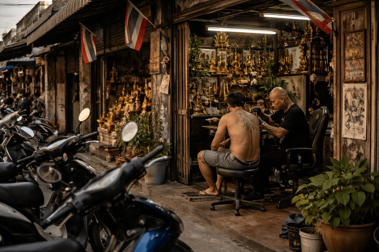 Tattoo in Suphan-Buri-Center (Sing Buri) banner