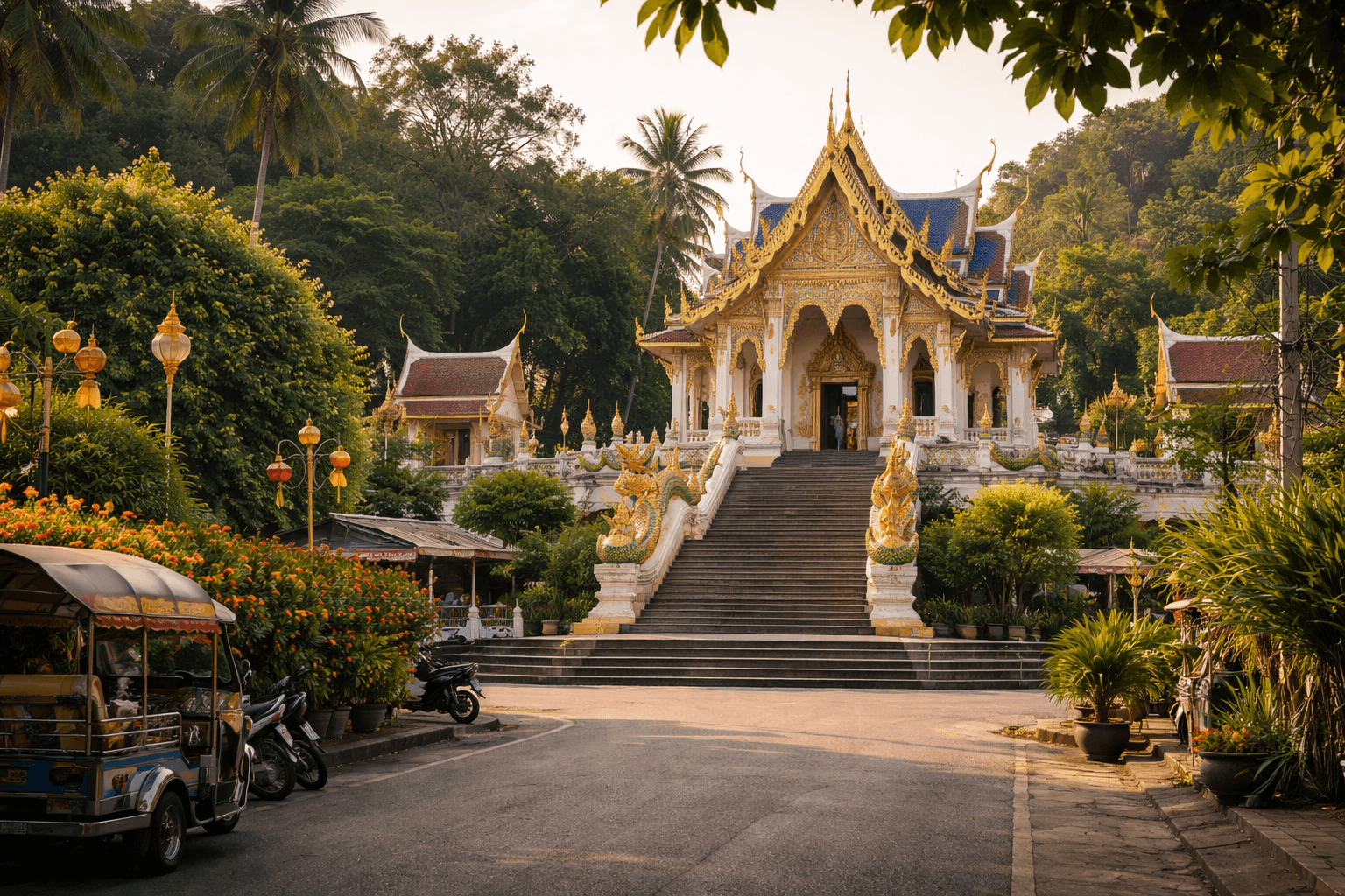 Temples in Krabi-Center, Sing Buri banner