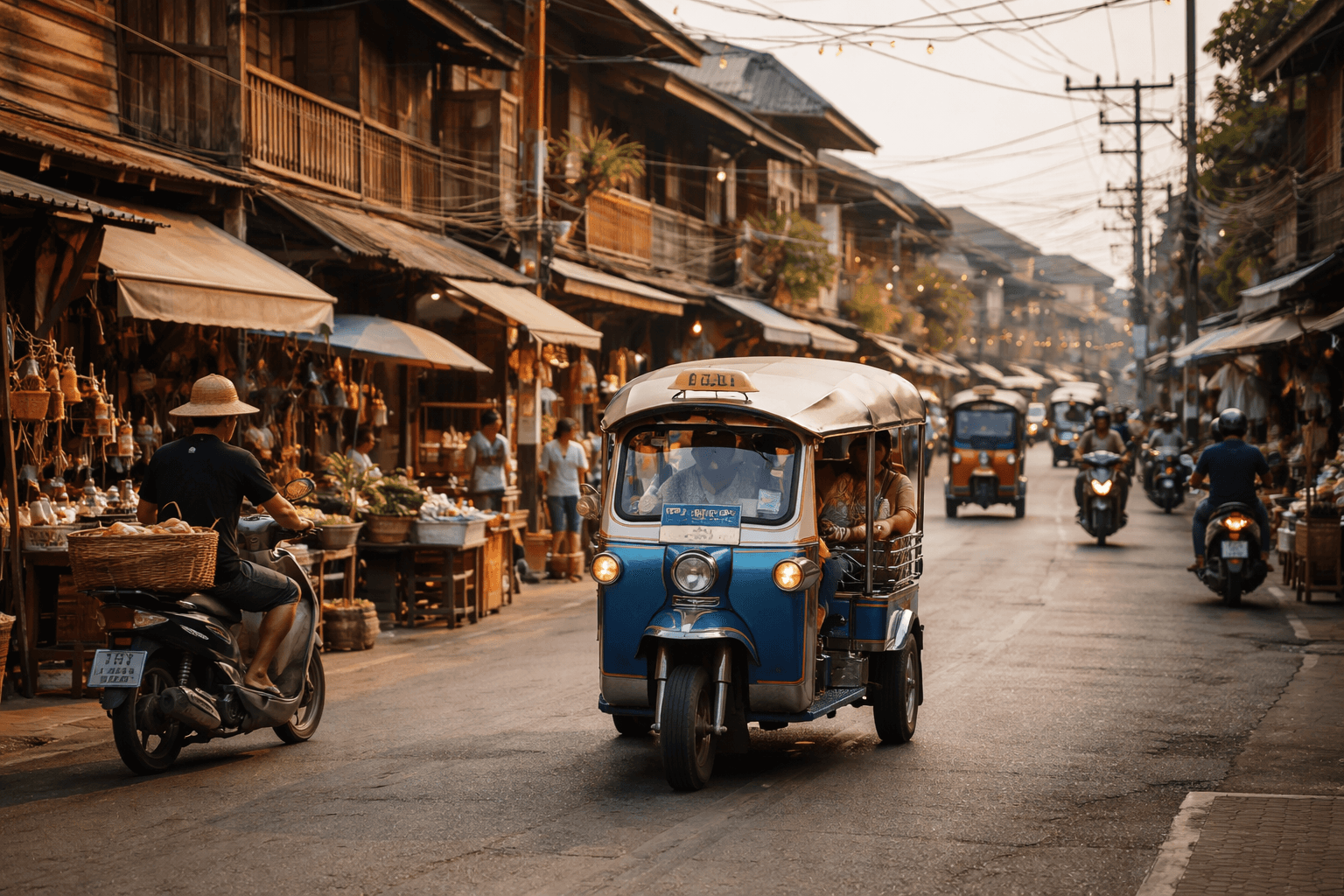 Transport in Chiang-Khan-West (Sing Buri) banner
