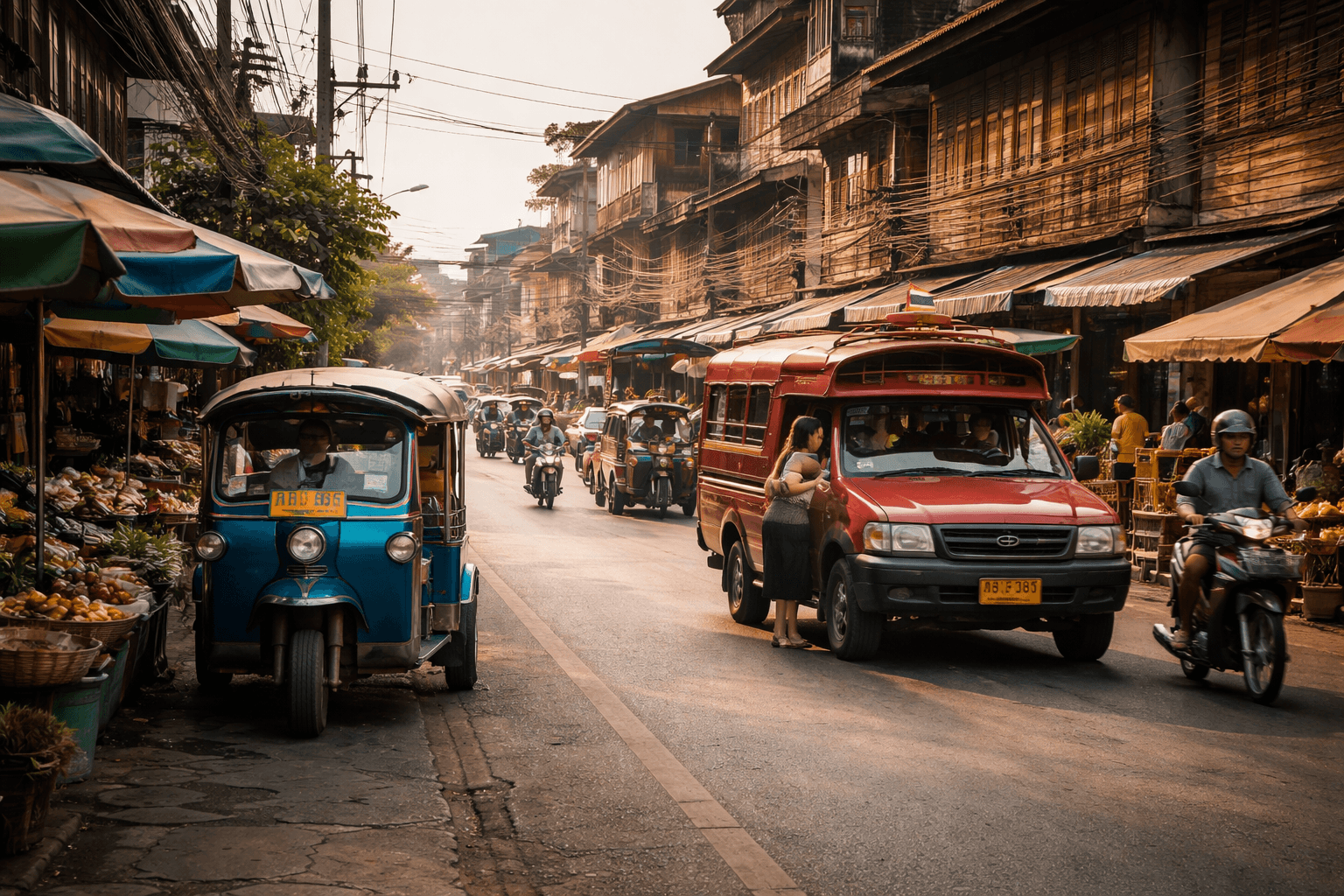 Transport in Phrae‑Center, Sing Buri banner